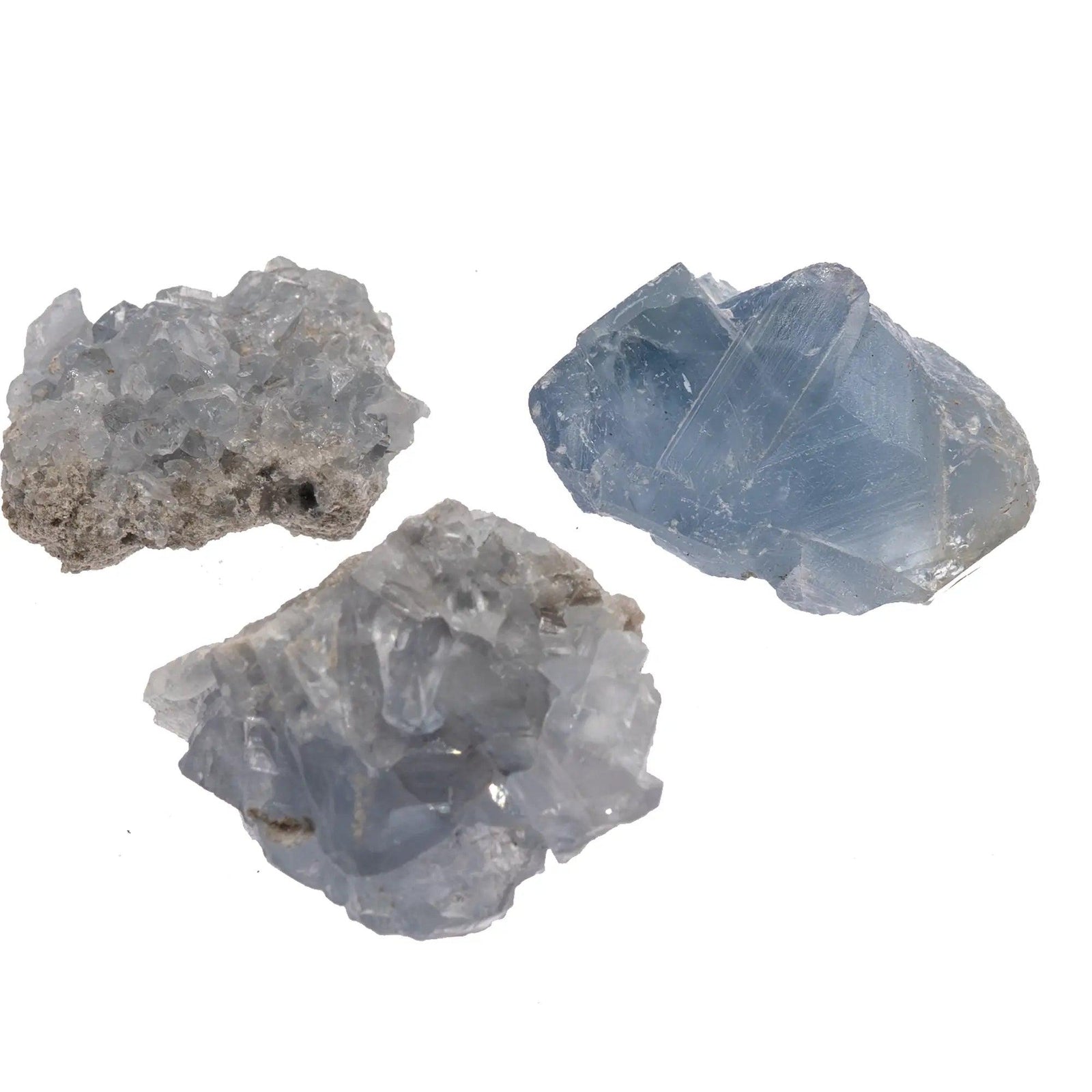 Célestite bleue petit amas brut - 2 à 3 cm