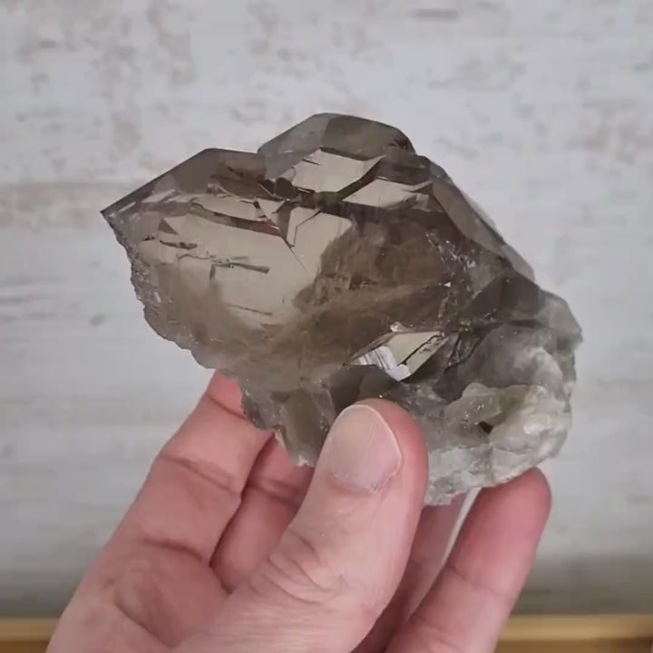 Gwindel quartz fumé - Mont Blanc, Chamonix, France AQF4