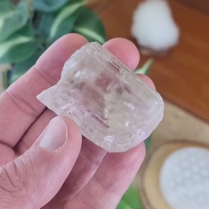Kunzite bicolore pierre brute - Pakistan